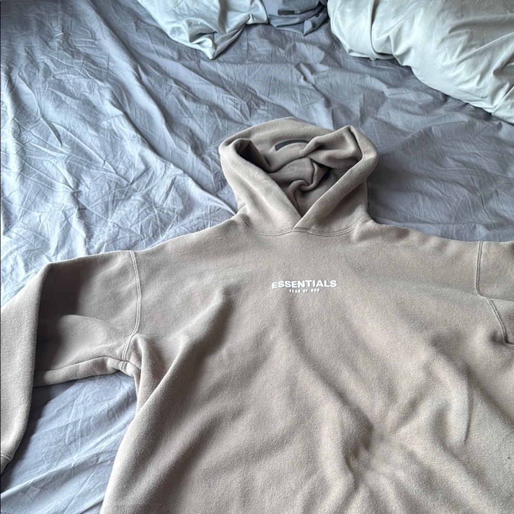 Essentials Fear of God Tan Hoodie